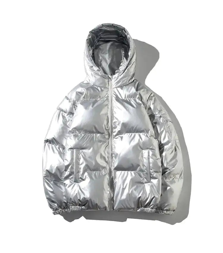 Glossy Puffer Jacket